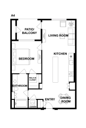 1 bed, 1 bath, 826 sqft, $2,858