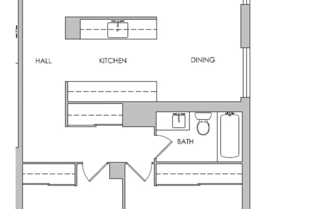 2 beds, 1 bath, 856 sqft, $1,825, Unit 705