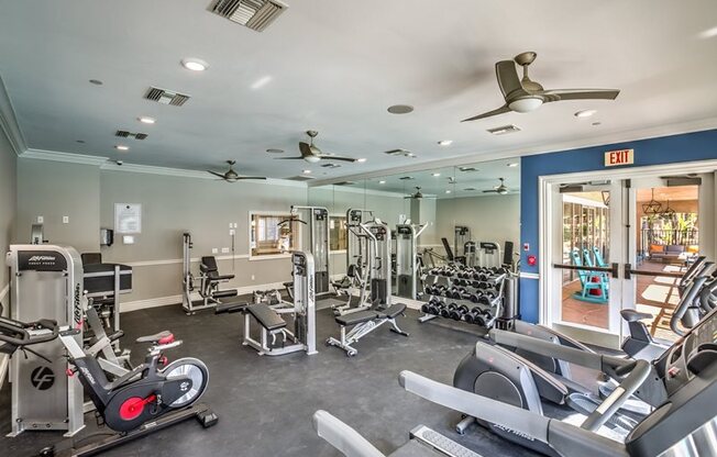 Cardio Machines In Gym at The Villas at Towngate, California, 92553