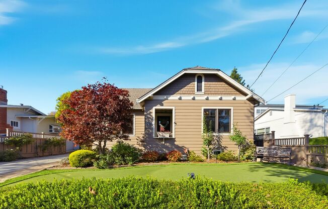 Fully Furnished , New Remodeled Burlingame Home Just Blocks from Broadway