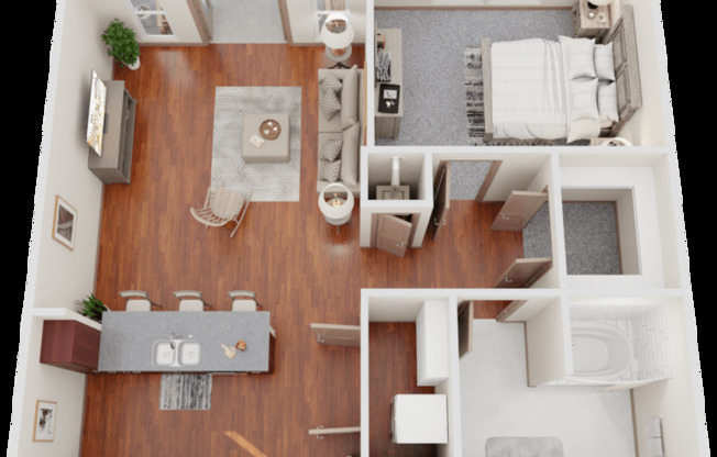 1 bed, 1 bath, 789 sqft, $1,277