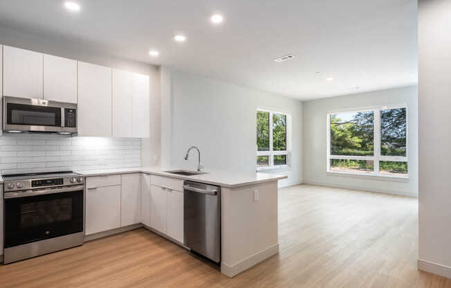 Living Room with Hard Surface Flooring