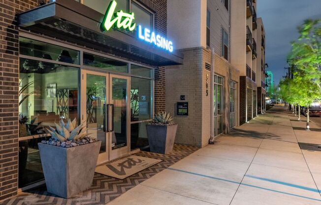 leasing office in our luxury west dallas apartments