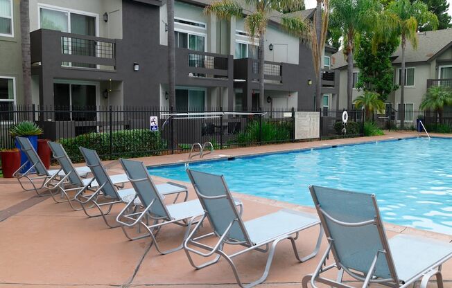 Poolside Furniture at Canyon Club Apartments