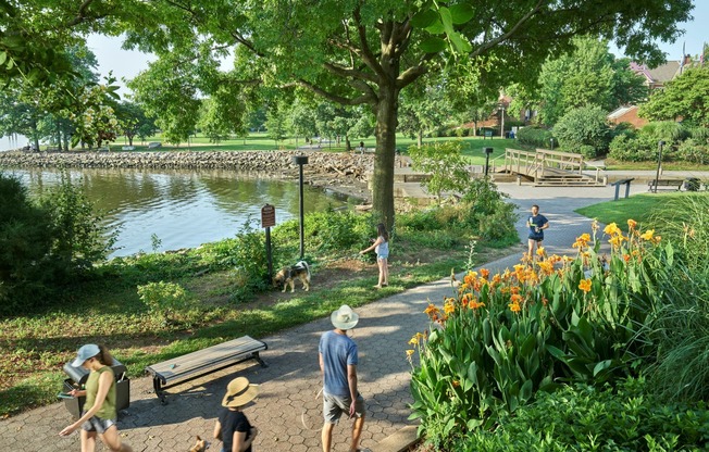 Enjoy Miles of Waterfront Trails and Parks