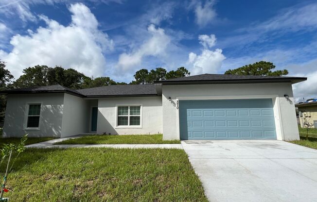 Be the FIRST to live in this BRAND NEW 3 Bedroom, 2 Bathroom in Palm Bay!! AVAILABLE NOW