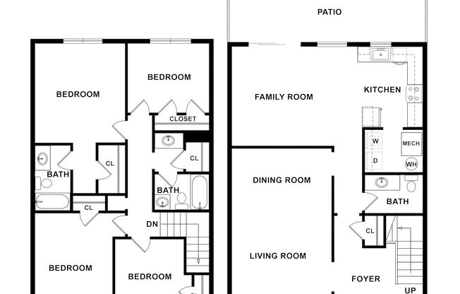 4 beds, 2.5 baths, 1,995 sqft, $2,510, Unit 010-3318-1