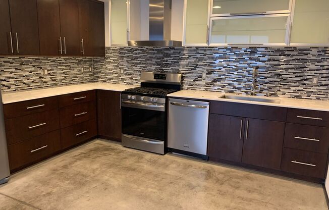 Industrial townhome in South Park 2 bed +loft/bonus and 2.5 bath! Truly a Must See !