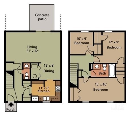 Oakdale Square Apartments / Townhomes