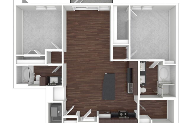 2 beds, 2 baths, 1,267 sqft, $2,170