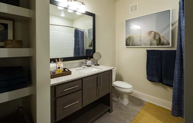 Bathrooms with Extra Storage, at The Kirkwood, 71 Howard Street SE, GA