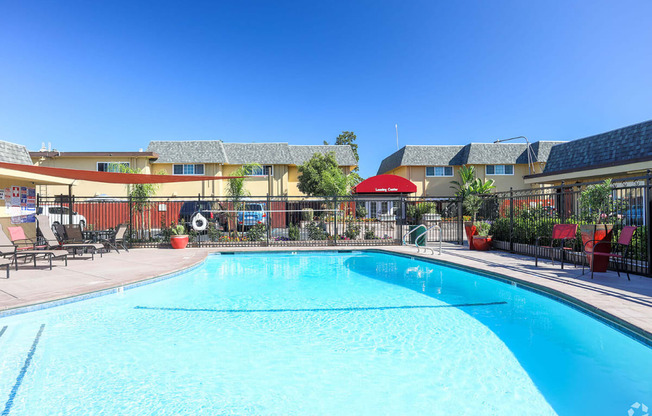 Glimmering Pool at Dover Park Apartments, Fairfield, CA