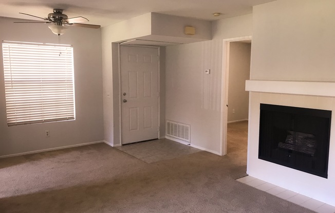 1 Bed, 1 Bath Condo - Fireplace + Private Patio w/ Washer/Dryer!