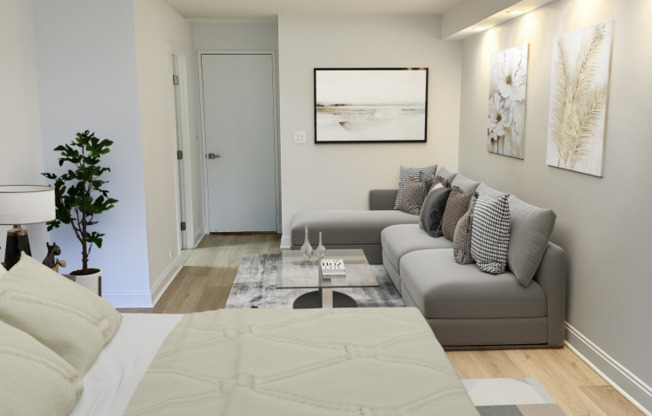 1 bed, 2 baths, 1,000 sqft, $6,400, Unit 15B