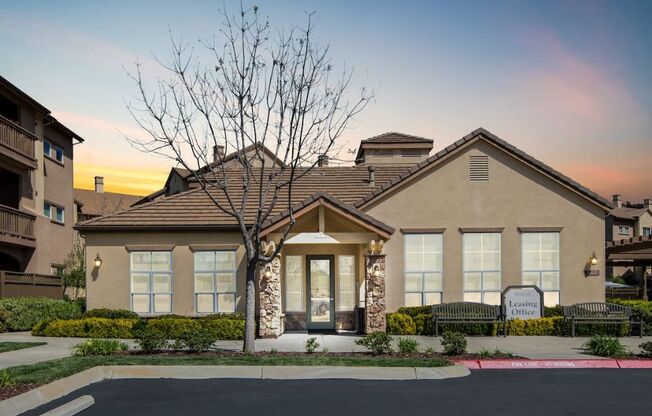 this is a photo of a house with a sunset in the background  at Seville at Gale Ranch, San Ramon, CA