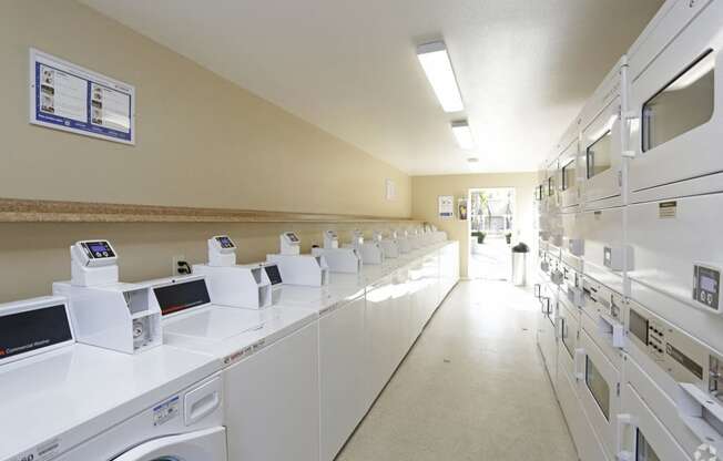 View of Laundry Room Equipment