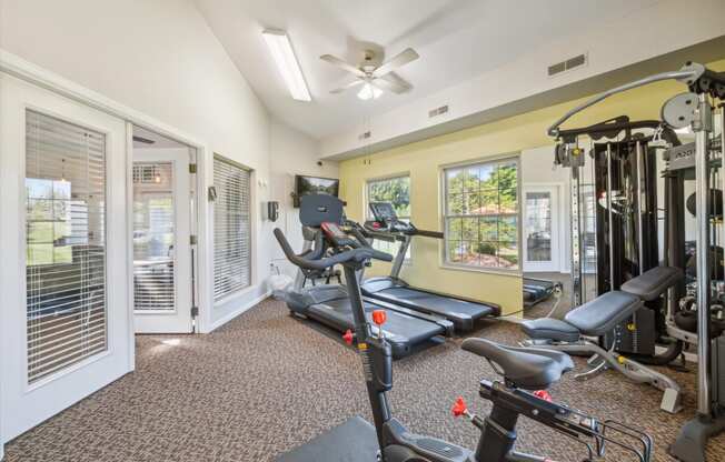 Fitness Center with Cardio Equipment