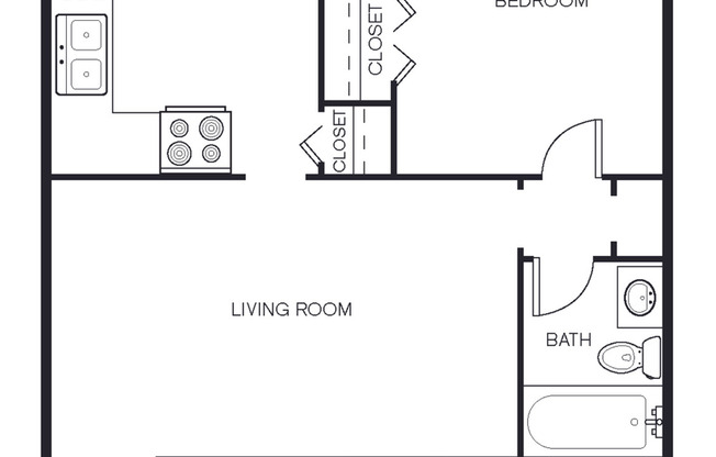 1 bed, 1 bath, 755 sqft, $1,025, Unit 3075-03