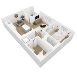 1 bed, 1 bath, 765 sqft, $2,185