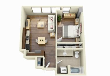 1 bed, 1 bath, 574 sqft, $1,777