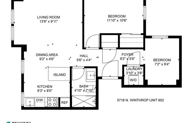 2 beds, 1 bath, 562 sqft, $2,250, Unit 502