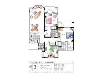 3 beds, 2 baths, 1,400 sqft, $2,175