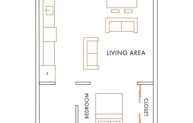 1 bed, 1 bath, 729 sqft, $2,425, Unit 115