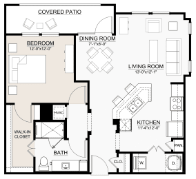 1 bed, 1 bath, 860 sqft, $1,650