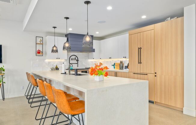 Contemporary 3 bed 2 bath furnished