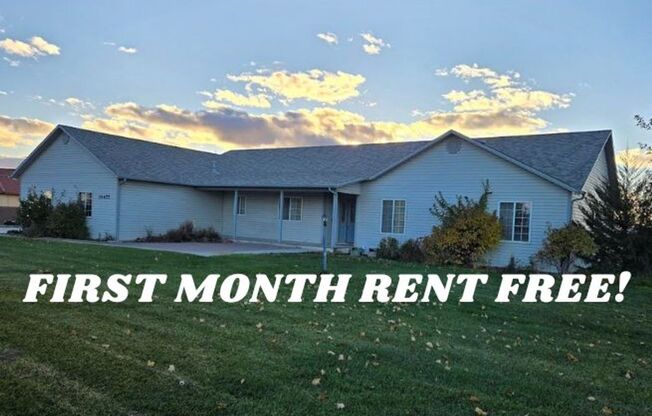 FIRST MONTH RENT FREE!