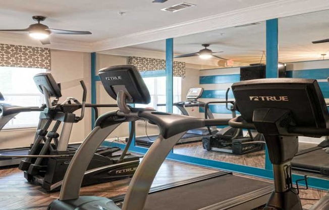 Modern fitness center at The Columns at Oakwood, 30566