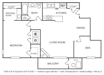 1 bed, 1 bath, 875 sqft, $990, Unit 241021