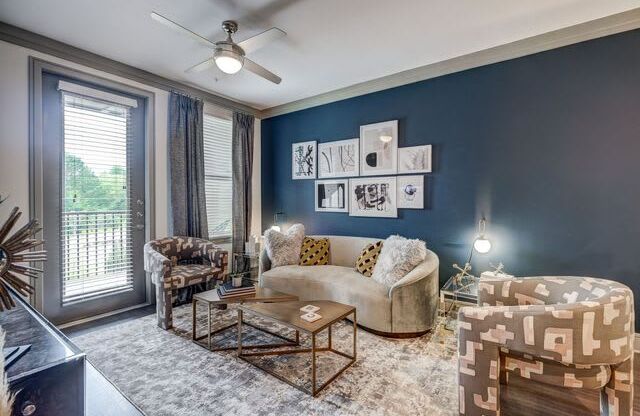 Modern Living Room at Artesia Big Creek, Alpharetta
