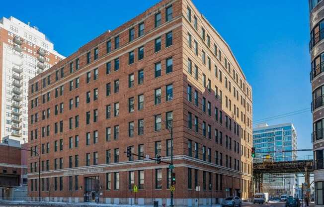 Historic and beautiful exterior building at Carriage House Lofts, Illinois, 60605