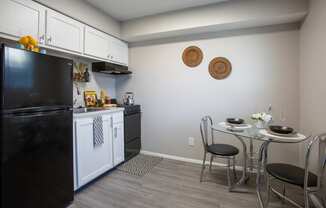 Kitchen and dining Area at Encanto Lofts in Albuquerque New Mexico