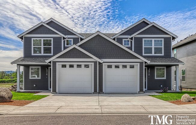 Two-Story Washougal Duplex with Garage & Backyard