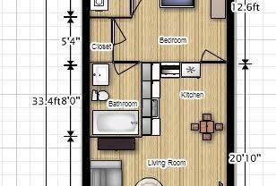 1 bed, 1 bath, 590 sqft, $700, Unit Unit 13