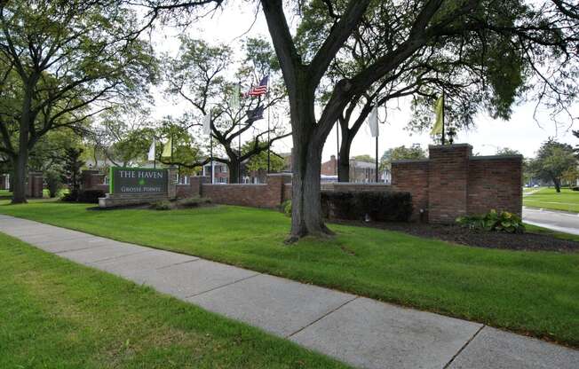 walkway near The Haven at Grosse Pointe