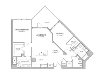 2 beds, 2 baths, 1,314 sqft, $3,965