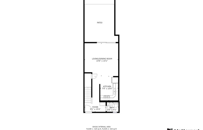 2 beds, 1.5 baths, 950 sqft, $2,750, Unit 05