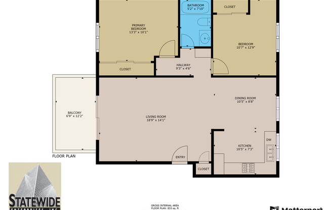 2 beds, 1 bath, 900 sqft, $2,145, Unit 158