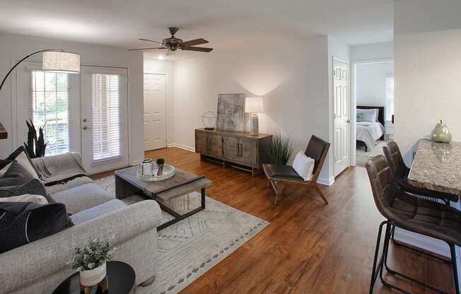 Newly renovated units with hardwood-inspired flooring (Signature Series)