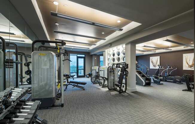 Tablet Integrated Cardio Equipment at Windsor Oak Hill, 78735, TX