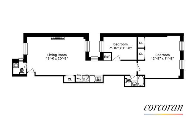 2 beds, 2.5 baths, 724 sqft, $2,695, Unit 3B