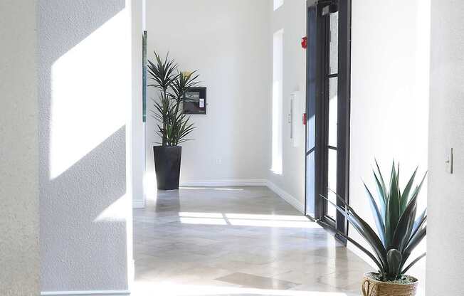 Leasing office entrance