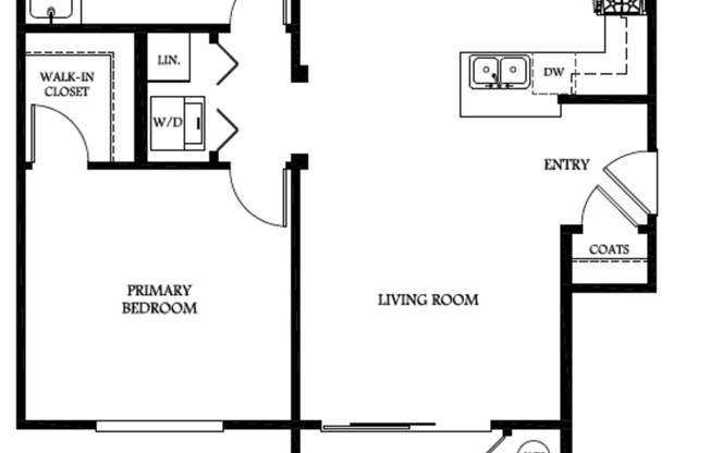 1 bed, 1 bath, 716 sqft, $2,025, Unit 1417