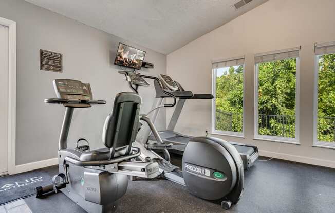 Cardio Equipment At The Fitness Center