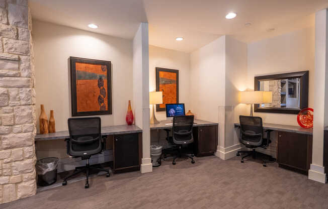 Business Center with Computers