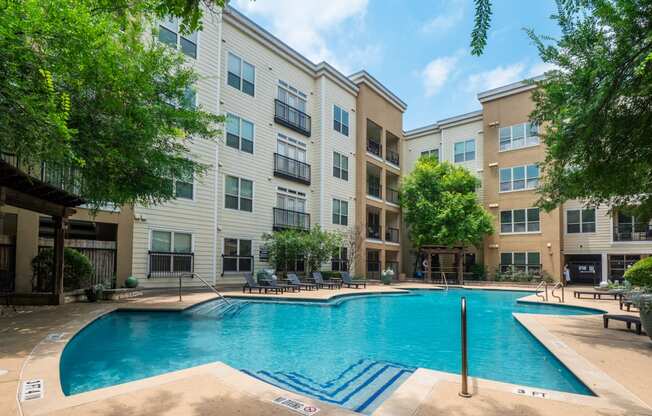 our apartments offer a swimming pool in front of our building