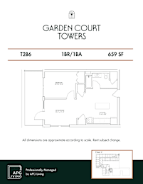 1 bed, 1 bath, $2,340